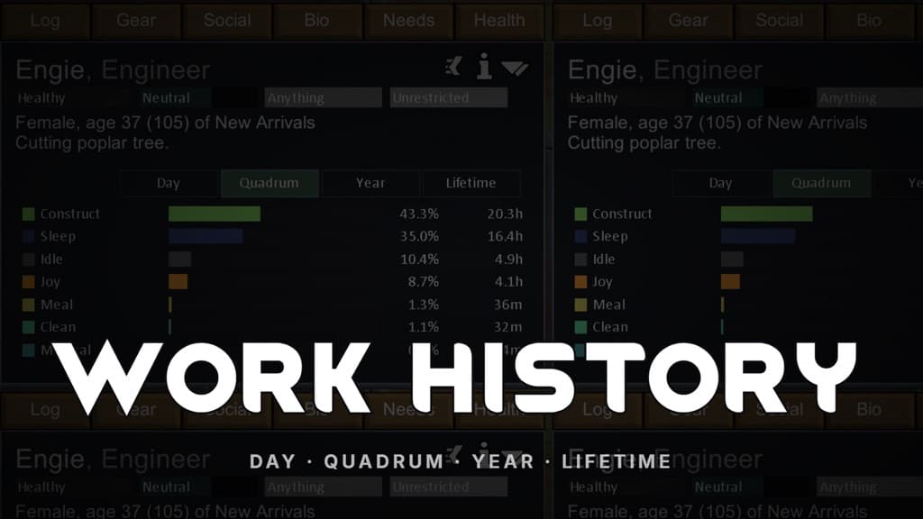 Work History preview